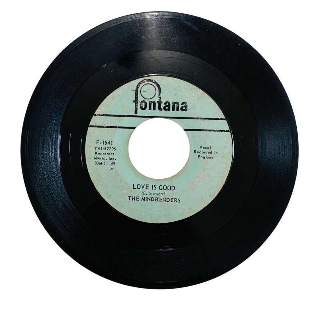 The Mindbenders 7" Vinyl Single A Groovy Kind Of Love / Love Is Good 1966